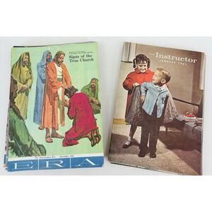 Vintage Lot Of 20 LDS Improvement Era & Instructor Magazines 60's Mormon Lot 11